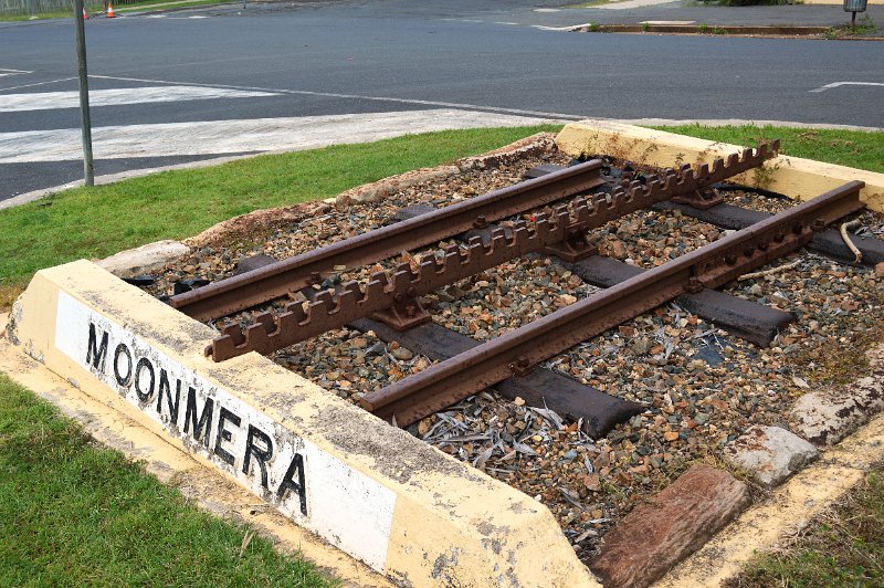 07MtMorgan (137).JPG - Mount Morgan museum - part of the "rack and pinion" rail line used on a steep grade just east of town